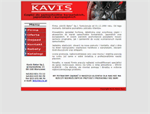 Tablet Screenshot of kavis.pl